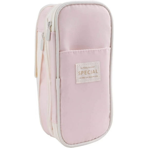 RETON Big Capacity Pencil Case, Pink