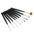 thumbnail image 3 of Paint Brushes, Miniature Paint Brushes Heat Resistance  For Crafts For Model Boats, 3 of 8