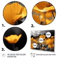 thumbnail image 3 of Designart "Golden Ashen Ranunculus Sunlit Blooms Noir" Floral Canvas Wall Art, 3 of 5