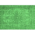thumbnail image 1 of Ahgly Company Indoor Rectangle Abstract Emerald Green Modern Area Rugs, 6' x 9', 1 of 4