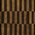 thumbnail image 1 of Ahgly Company Indoor Square Abstract Brown Modern Area Rugs, 6' Square, 1 of 4