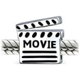 thumbnail image 2 of Bling Jewelry Womens Theater Lover Clapboard Charm Bead for European Bracelet in Sterling Silver, 2 of 3
