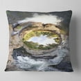 thumbnail image 2 of Designart Wild River Tube - Landscape Photography Throw Pillow - 16x16, 2 of 5