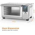 thumbnail image 6 of Nuwave Bravo XL Air Fryer Toaster Smart Oven, 30-Qt XL Capacity 12-in-1 Countertop Grill/Griddle Combo, Cooking, Toaster oven, 6 of 9