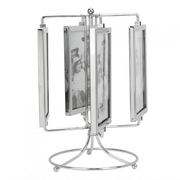 4x6 Inch Photo Metal Photo Frame Ferris Wheel Rotatable Picture Display Photography Studio Rotating Frame Restaurant Menu Frame