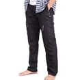 thumbnail image 5 of SAYFUT Big Mens Cargo Pants with Pockets Hiking Pants for Men Outdoor Hunting Recreation Pants Trousers Size XS-4XL Black, 5 of 8