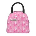 thumbnail image 1 of Fotbe Breast Cancer Awareness (3) Bolsa de Almuerzo con Estampado, Lonchera Aislada, Contenedor de Comida Reutilizable Tipo Cooler a Prueba de Fugas, 1 of 6