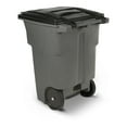 thumbnail image 5 of Toter 96 Gal. Trash Can Graystone with Quiet Wheels and Lid, 5 of 6