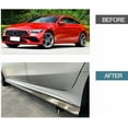 thumbnail image 3 of Carbon Fiber Side Skirts fit for Mercedes Benz AMG GT43 GT50 GT53 GT63 X290 Sedan 2019 2020 2021 Underboard Side Skirts Extension Lip Spoiler Car Door Molding Trim Body Kit, 3 of 7
