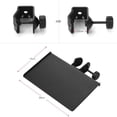 thumbnail image 2 of Plateau Support Universel pour Microphone, Support de Rack à Pince Ajustable, Plateau Support pour Micro pour Partitions de Musique, Diffusion en Direct, Karaoké, Enregistrement, Accessoires de Support de Musique, 2 of 6