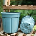 thumbnail image 4 of fastboy 5x Blue Ventilated Orchid Pot With Faceplate Proper For Orchids Orchid Pots With Holes Blue 1Set, 4 of 6