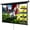 Black, variant on SPECSTAR 72 inch Manual Pull Down Projector Screen, 16:9 HD Retractable Projector Screens with Auto Locking for Movie Home Theater Cinema Office Video Game, Black