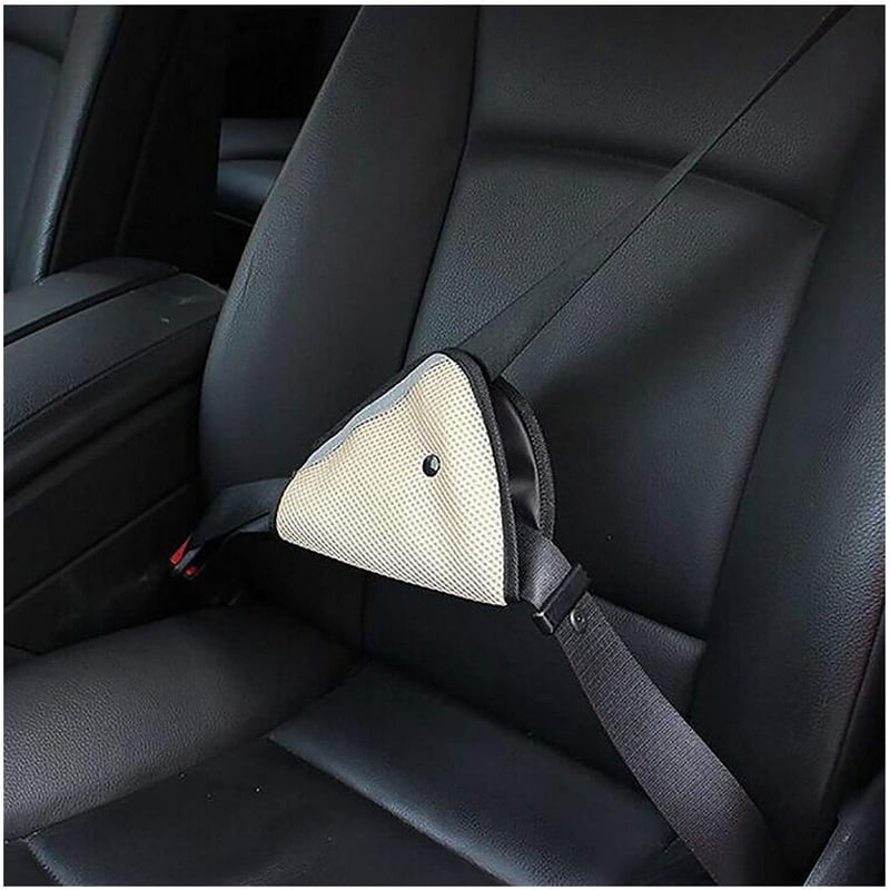 Comfortable Seat Belt Adjuster Fix Car Child Safety Cover Harness Pad Triangle 