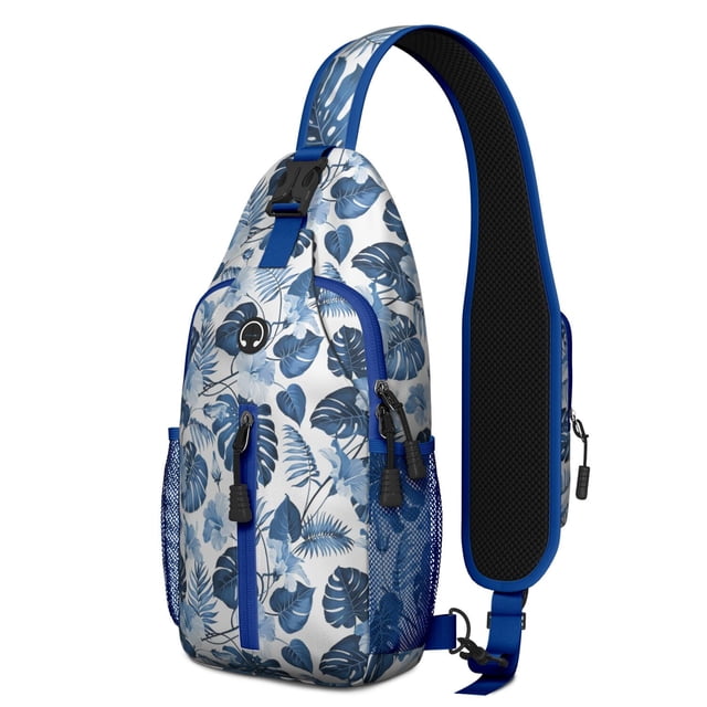 Sac à Dos Illustration Floral et Colibri avec Design Tropical, Léger et Durable, Bandoulière Réglable, Multiples Compartiments pour Voyage et Extérieur