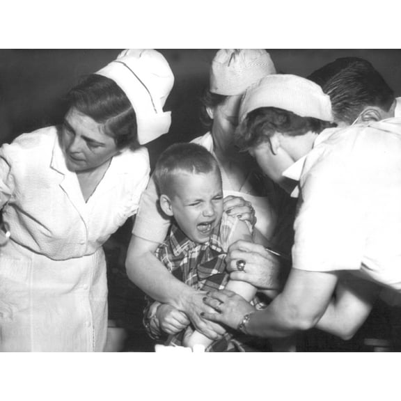 Polio Vaccinations History (36 x 24)