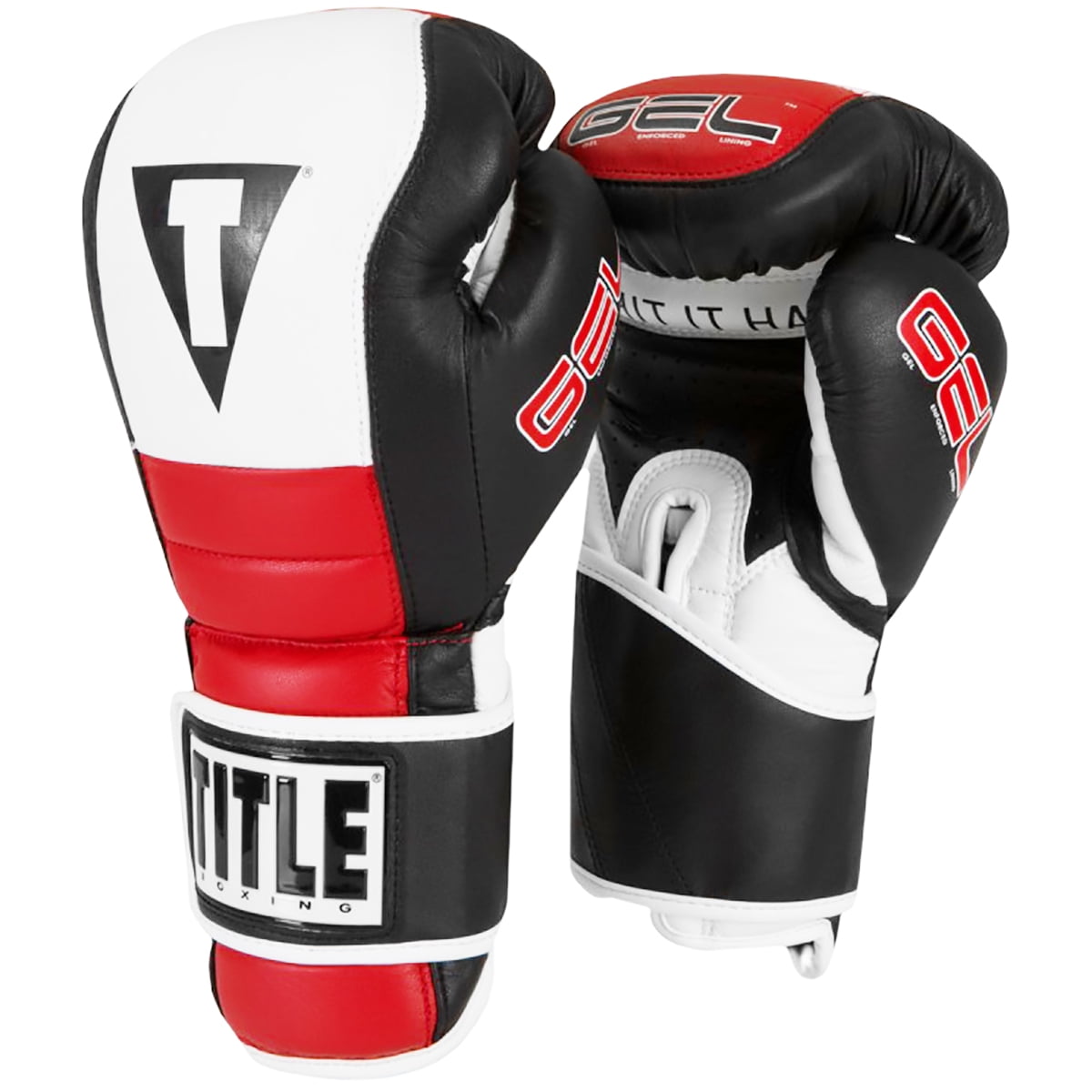 Gloves Shield Gel Title Boxing Complete Set Palm Pads Wraps 