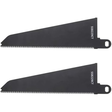 2pcs SSB229CT Reciprocating Saw Blades Carbon Steel Saw Blade for Softwood Hardwood Plastic Cutting Compatible with Black and Decker Compatible with Piranha