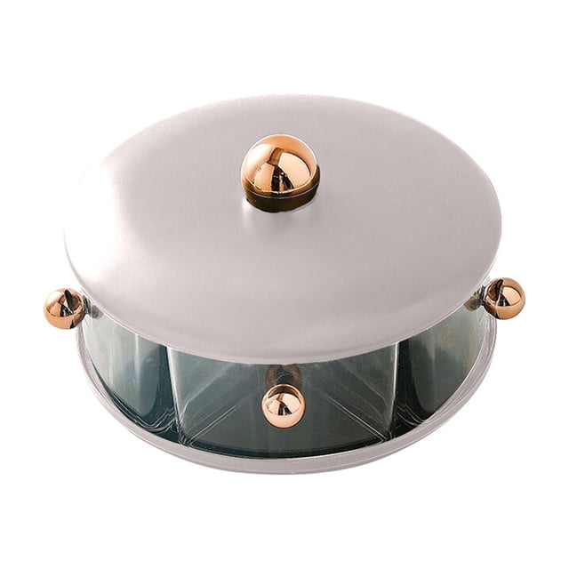 Tumotour Rotating Combination Box PET Material Kitchen Box Five Compartment Seasoning Storage Box