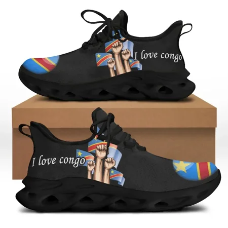

Republic of Congo Flag Designer Men Casual Shoes Sneakers Flats Male Lace Up Wear-resistant Tenis Masculino 2024
