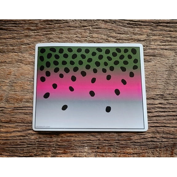 Colorado Rainbow Trout Skin Sticker Decal
