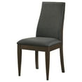 thumbnail image 6 of Wes Upholstered Dining Side Chair Dark Walnut (Set of 2), 6 of 13