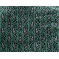 thumbnail image 4 of oneOone Georgette Viscose Fabric Leaves & Paisley Block Printed Fabric 1 Yard 42 Inch Wide, 4 of 4