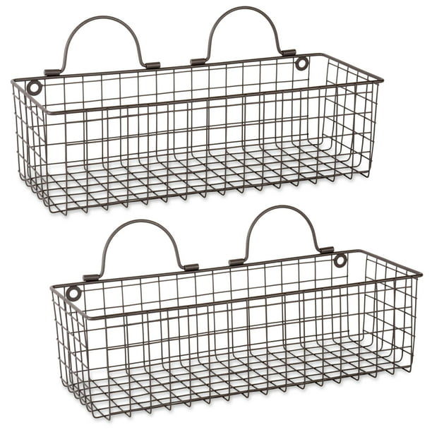 wall mounted wire baskets for hospital