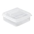 thumbnail image 1 of Cheese Slices Storage Box with Lid Space-saving Fruit Vegetable Fresh-keeping Organizer Box for Kitchen Vegetable Fruit, 1 of 4