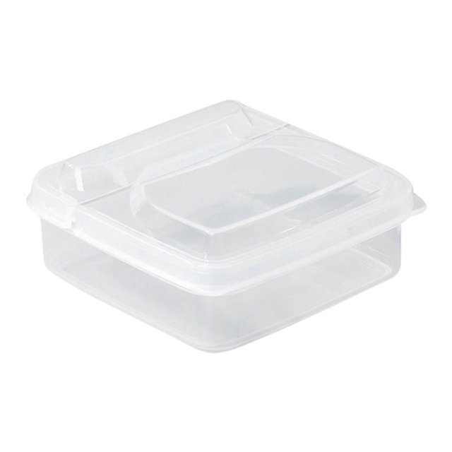 Cheese Slices Storage Box with Lid Space-saving Fruit Vegetable Fresh-keeping Organizer Box for Kitchen Vegetable Fruit