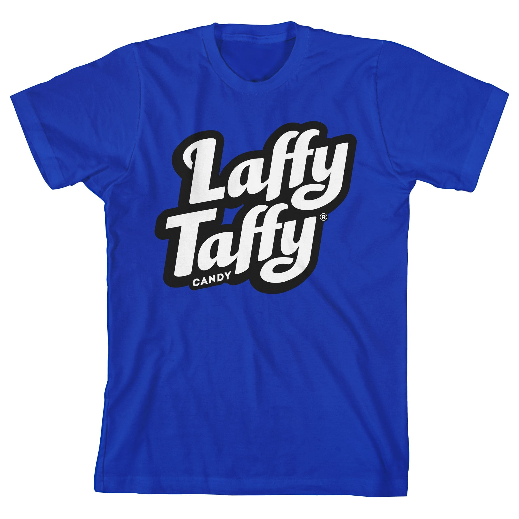 Laffy Taffy Text Logo Boy's Blue TshirtXL