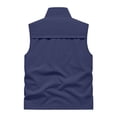 thumbnail image 4 of SHTXOZHI Mens Plus Size Breathable Outerwear Vests Sleeveless Solid Color Layering Casual Jackets with Pockets, 4 of 9