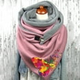 thumbnail image 2 of Foulard pour Femmes Chaude en Coton Imprimé Décontracté Bouton Mode Châles, 2 of 3