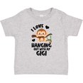 thumbnail image 3 of Inktastic Monkey I Love Hanging out with My Gigi Boys or Girls Baby T-Shirt, 3 of 5