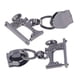 thumbnail image 4 of Reemplazo De Tirantes Con Cremallera, 10 Pcs Tirador De La Cremallera Máquina De Coser Tirar De La Cremallera De Metal Para Abrigos De Coser, Cremalleras De aleación De Zinc, 4 of 7