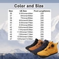 thumbnail image 7 of Cyiecw Barefoot Boots Women Winter Boots for Men Waterproof Warm Ankle Booties Wide Toe Box Slip on,41, 7 of 7