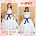 thumbnail image 2 of WHIPPY Girls Belt for Dresses Kids Waist Belts for Wedding Party, 2 of 6