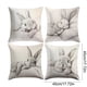 thumbnail image 2 of Estándares de Almohada Decorativa Tamaño Estándar 4Pcs Almohada de Pascua Conejos Huevo Patrones, Almohadas de Pascua 45x45cm Almohadas Decorativas Tirar para el Sofá Y la Decoración Del Hogar, 2 of 6