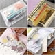thumbnail image 5 of 12 Pcs A5 Binder Pockets Binder Zipper Folders for 6-Ring Notebook Binder Loose Leaf Insert Bags Wa, 5 of 5