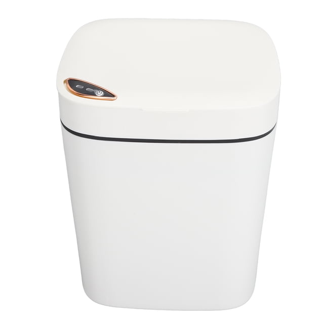 Automatic Trash Can, Smart Rubbish Bin, Waterproof Motion Sensor Intelligent Sensing Trash Can Touchless Trash Cans with Lid for Kitchen, Office, Living Room, Toilet, Bedroom