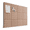 Boho-Bold-stripe 12-pack, variant on Christmas Brown Bold-stripe 12-pack Felt Bulletin Board Tiles