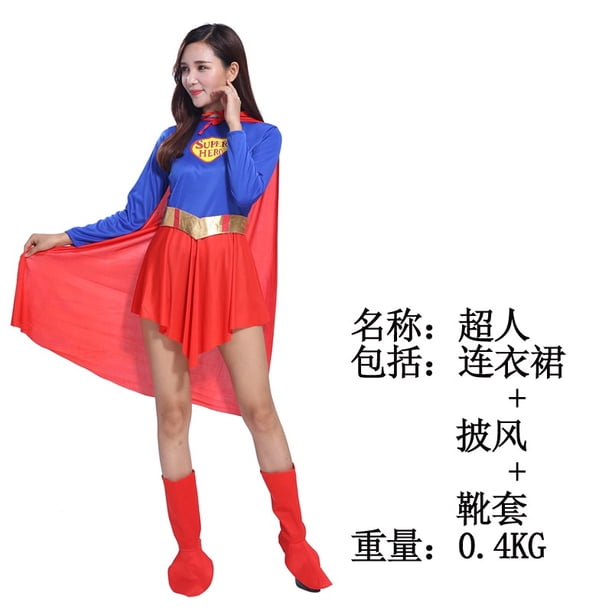 Comercio Exterior Spot Halloween Superman Disfraz Niños Adulto Padre E Hijo Cosplay Capa Traje