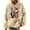 Beige, variant on Odeerbi Christmas Hoodies Sweatshirts For Women Fashion Printing Long Sleeve Pocket Casual Pullover Shirt Blouse Beige