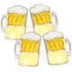 thumbnail image 5 of KAKOWELY Juego de 2 vasos de cerveza creativos con desbordamiento, para fiestas de disfraces y escenarios., 5 of 5