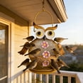 thumbnail image 5 of Bird Feeder Stand for Outdoors Bird Feeders Weather-Resistant Design, Multiple Perches for Wild Birds, Hanging Outdoor Garden Wild, Bird Feeders (Owl-Shaped), 5 of 8
