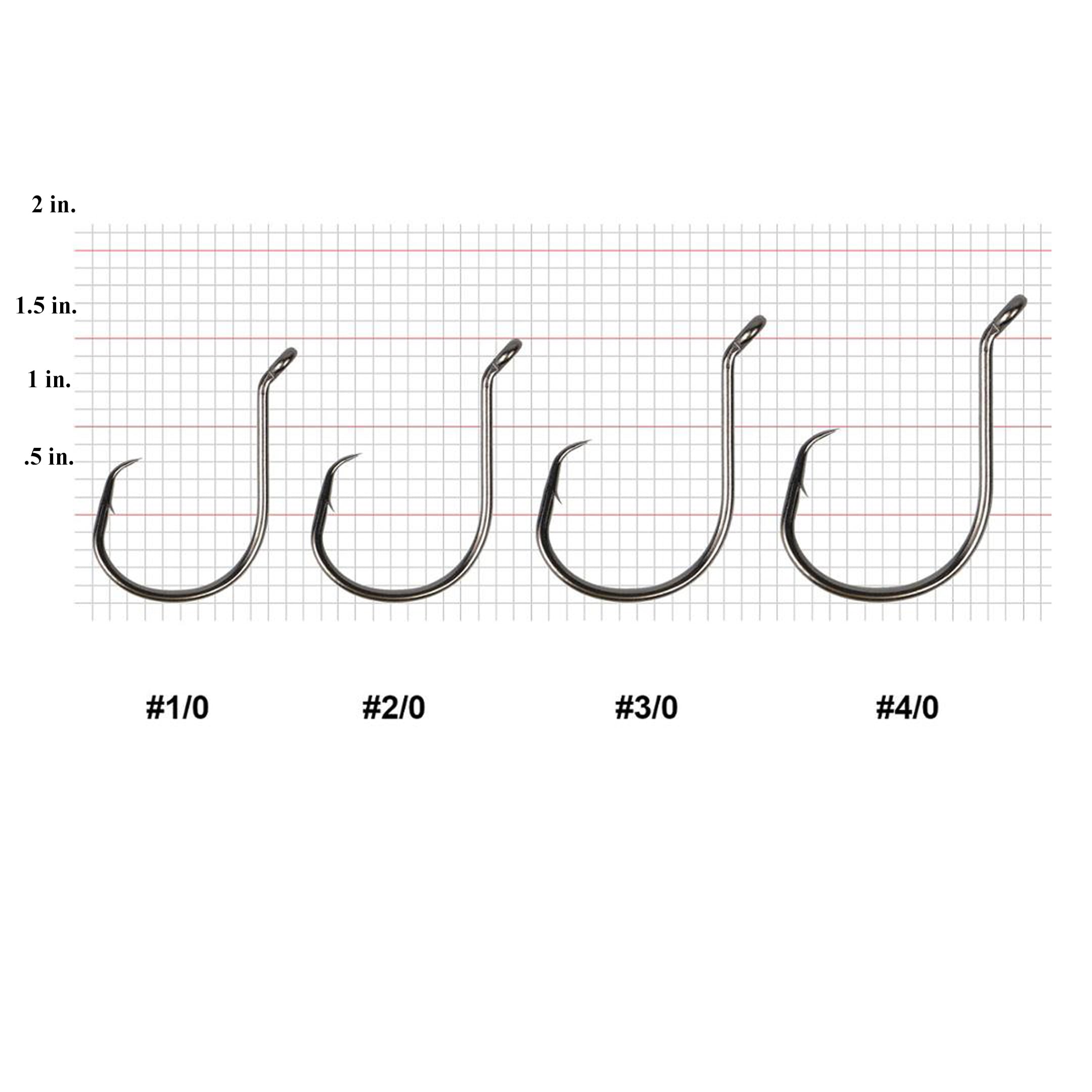 Stellar UltraPoint Wide Gap 3/0 (500 Pack) Circle Hook, Offset Circle Extra Fine Wire Hook