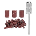 thumbnail image 3 of Kit de 75 bandas de lijado de uñas, brocas para uñas de grano 80#, 120# y 180#, color marrón, con caja de almacenamiento, 3 of 14