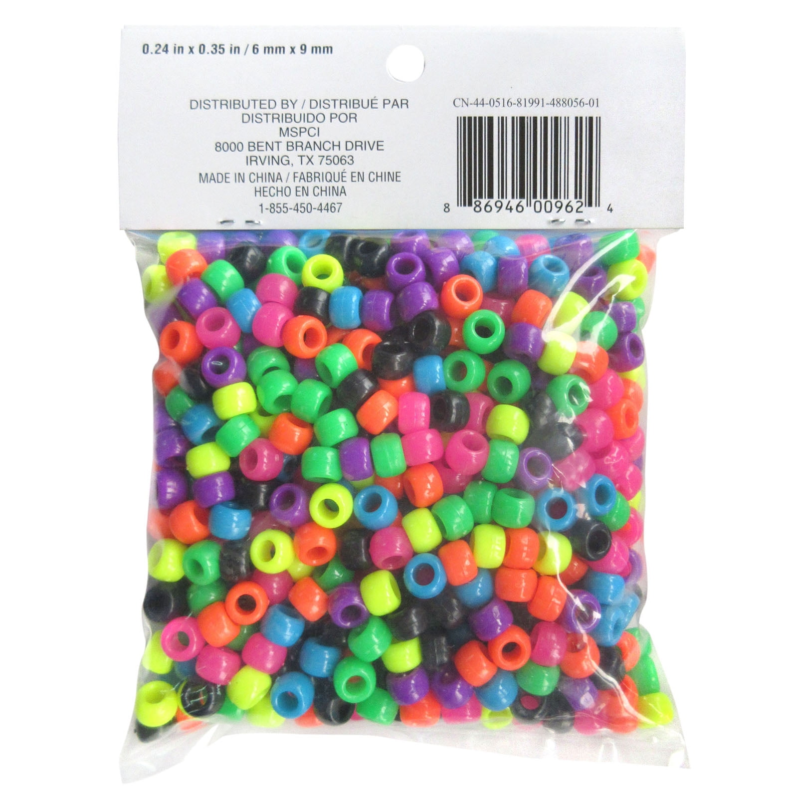 12 Packs: 480 ct. (6.960 total) Bright Pony Beads by Creatology