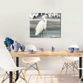 thumbnail image 5 of Canvas Decorative Picture Abstract Wall Art Canvas Paintings Home Decor 16 X 20 Ink Painting Of Egret For Living Room Bedroom Kitchen Office, 5 of 6