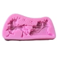 thumbnail image 3 of Navidad Santa Claus Trineo Alce Pastel Molde Silicona Decoración Molde Navidad Chocolate Galletas Pudín Molde Herramienta Yuarrent HA038441-00, 3 of 6
