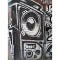 thumbnail image 2 of Graffiti Wall Sound System Wall Mural by Wallmonkeys Peel and Stick Graphic (24 in H x 18 in W) WM199532, 2 of 4